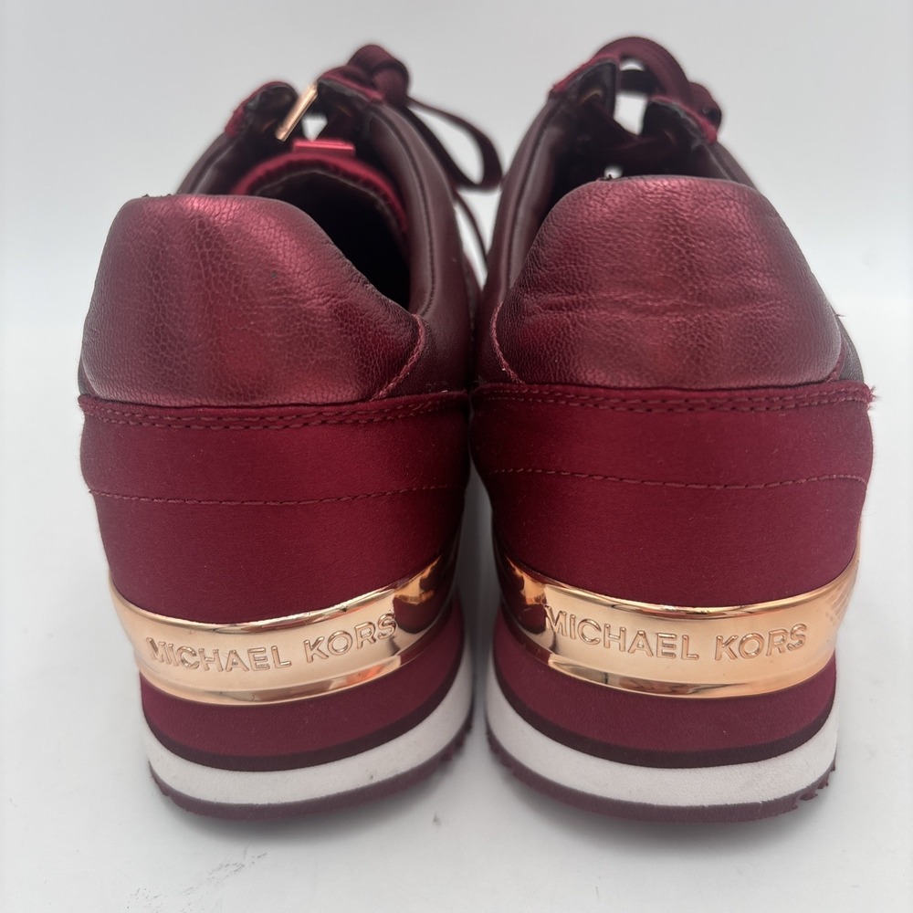 Michael kors Trainers - Girls. Burgundy. Brand new Size 10 Girls M/1 - Picture 6 of 12